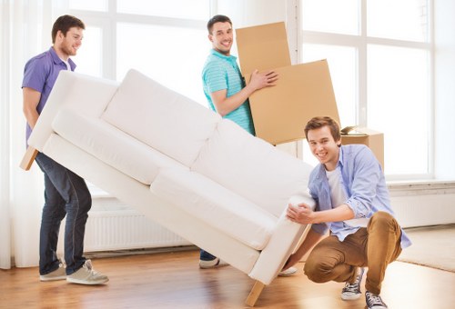 Office removal team planning a move in Finsbury Park