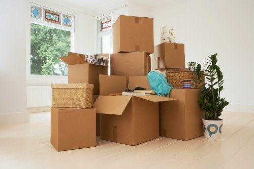 Packing and organising items for storage in North London
