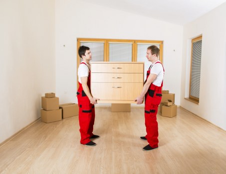 Local office movers handling equipment and furniture near Finsbury Park